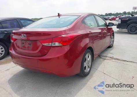 2013 Hyundai Elantra Gls z USA, uszkodzony, nr VIN 5NPDH4AE5DH358120
